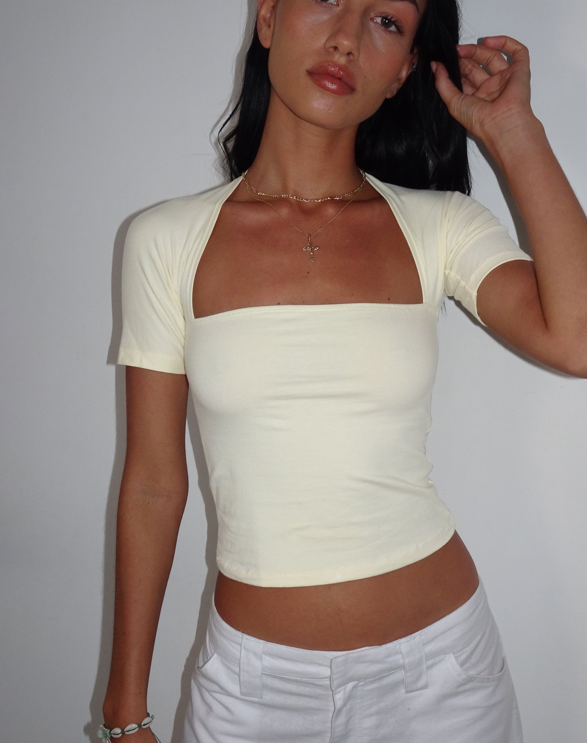 Afbeelding van Requa Crop Top in Buttermilk