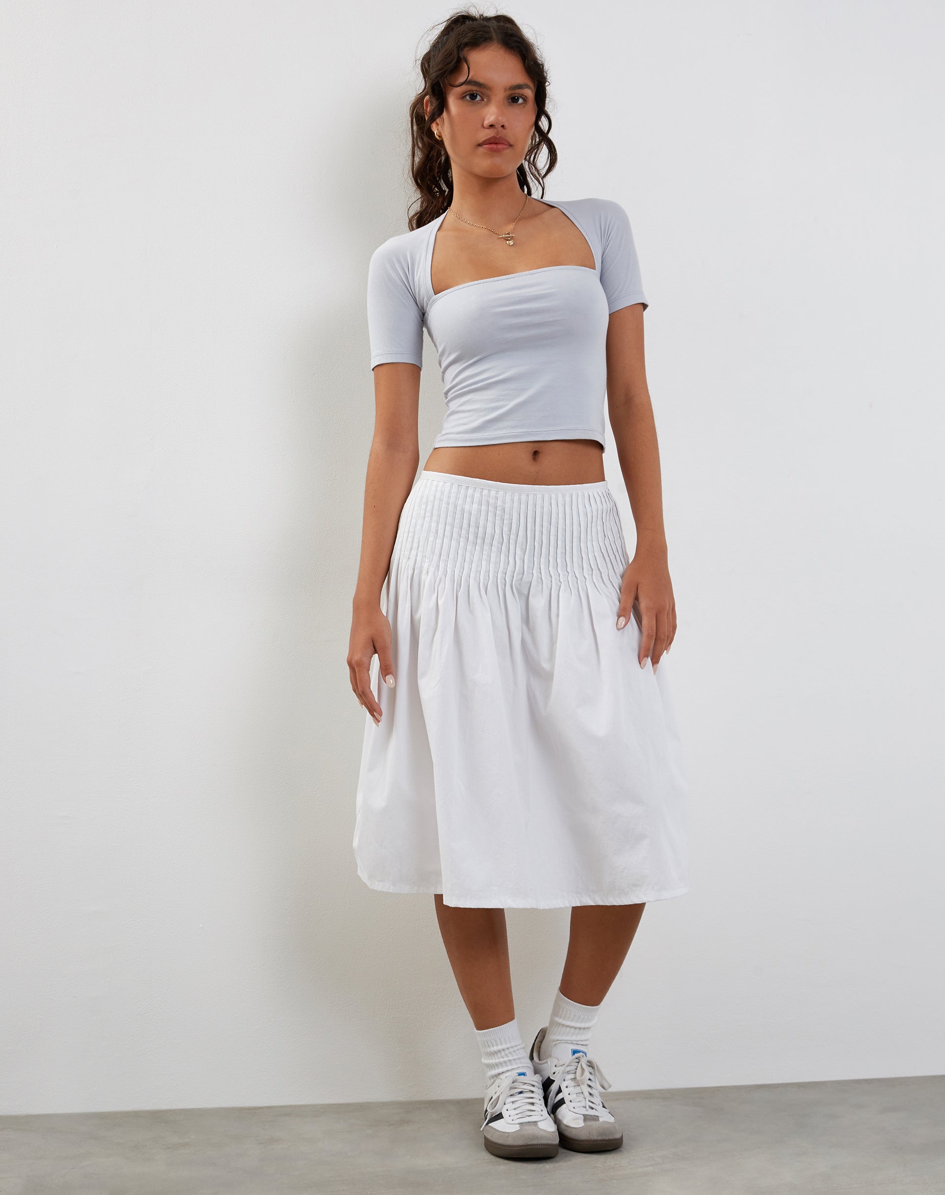 Afbeelding van Requa Crop Top in Grey Dawn