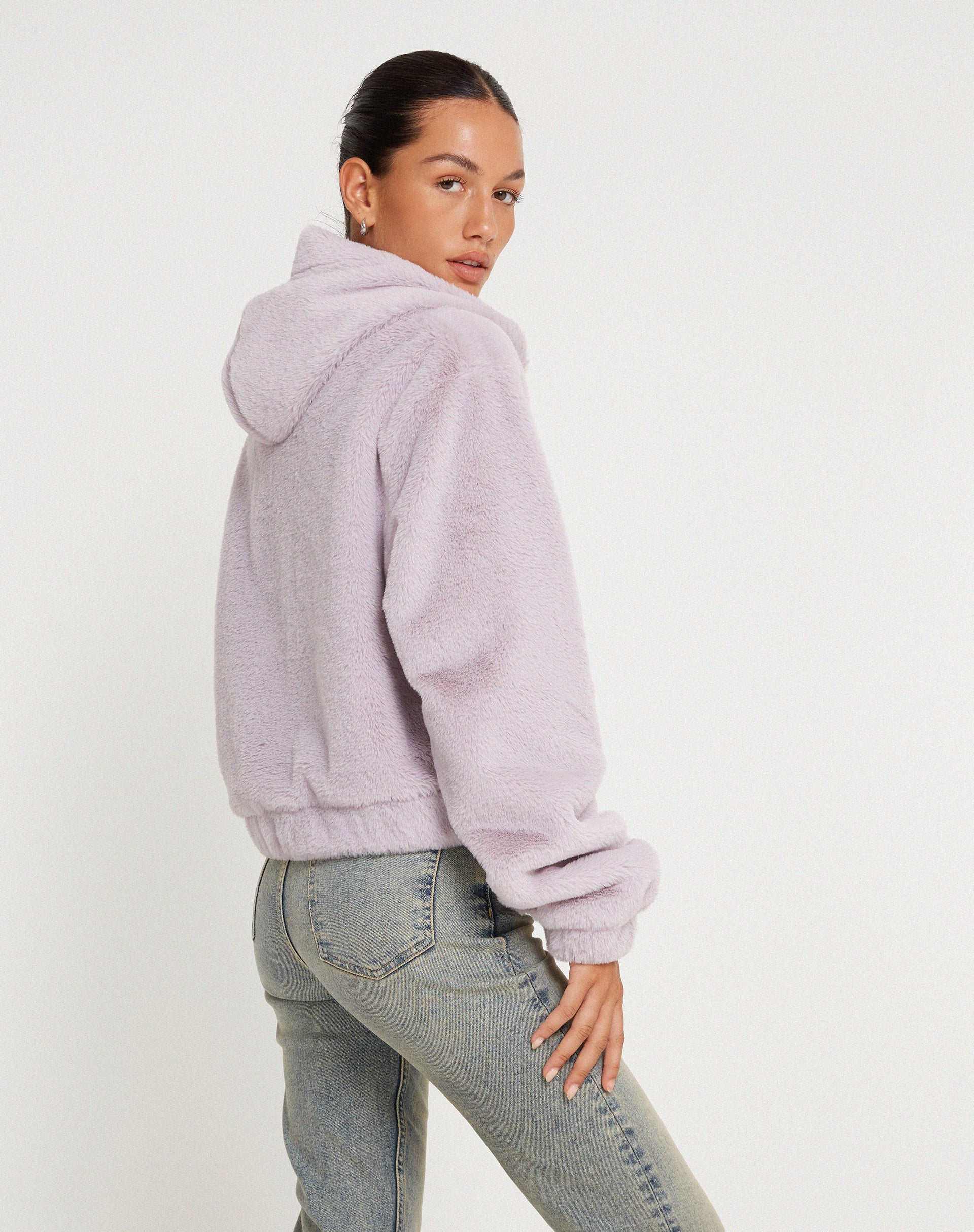Afbeelding van Banowa Zip Up Jas in Lila