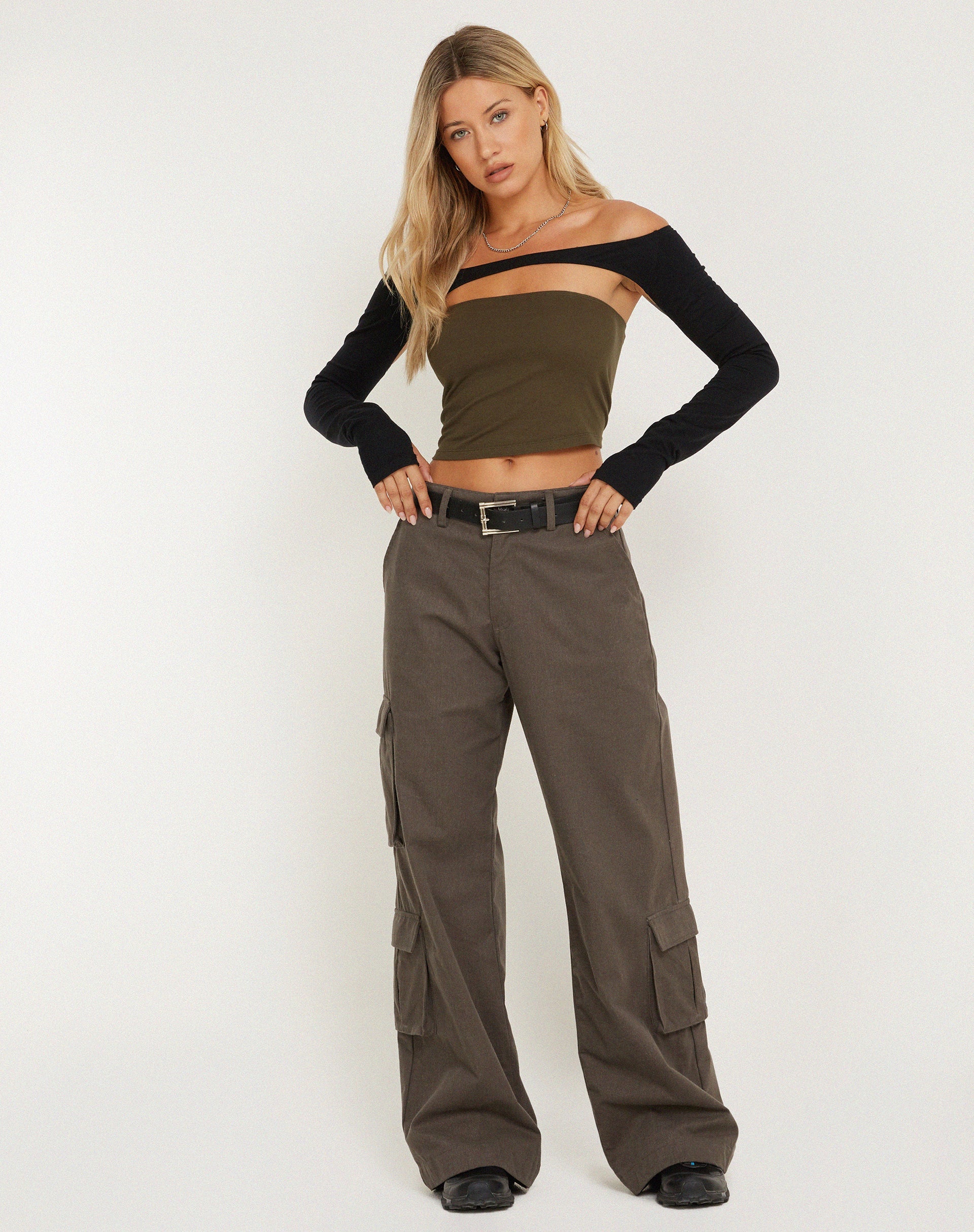 Afbeelding van Eloa Shrug Top in Zwart