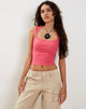 Afbeelding van Jinsu Crop Top in Hot Pink