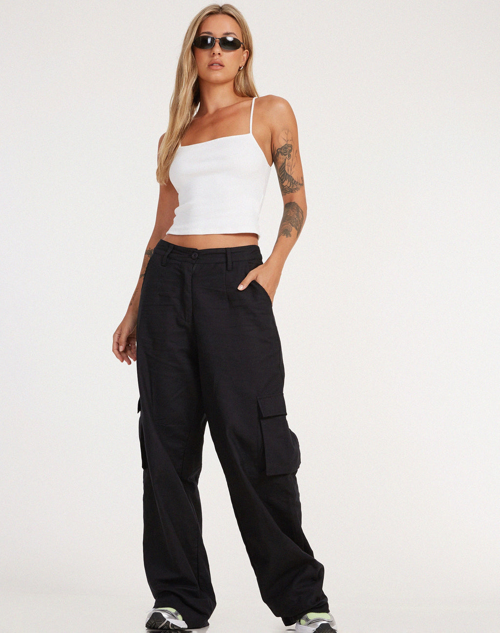 Jita Cargo Broek in Rami Zwart