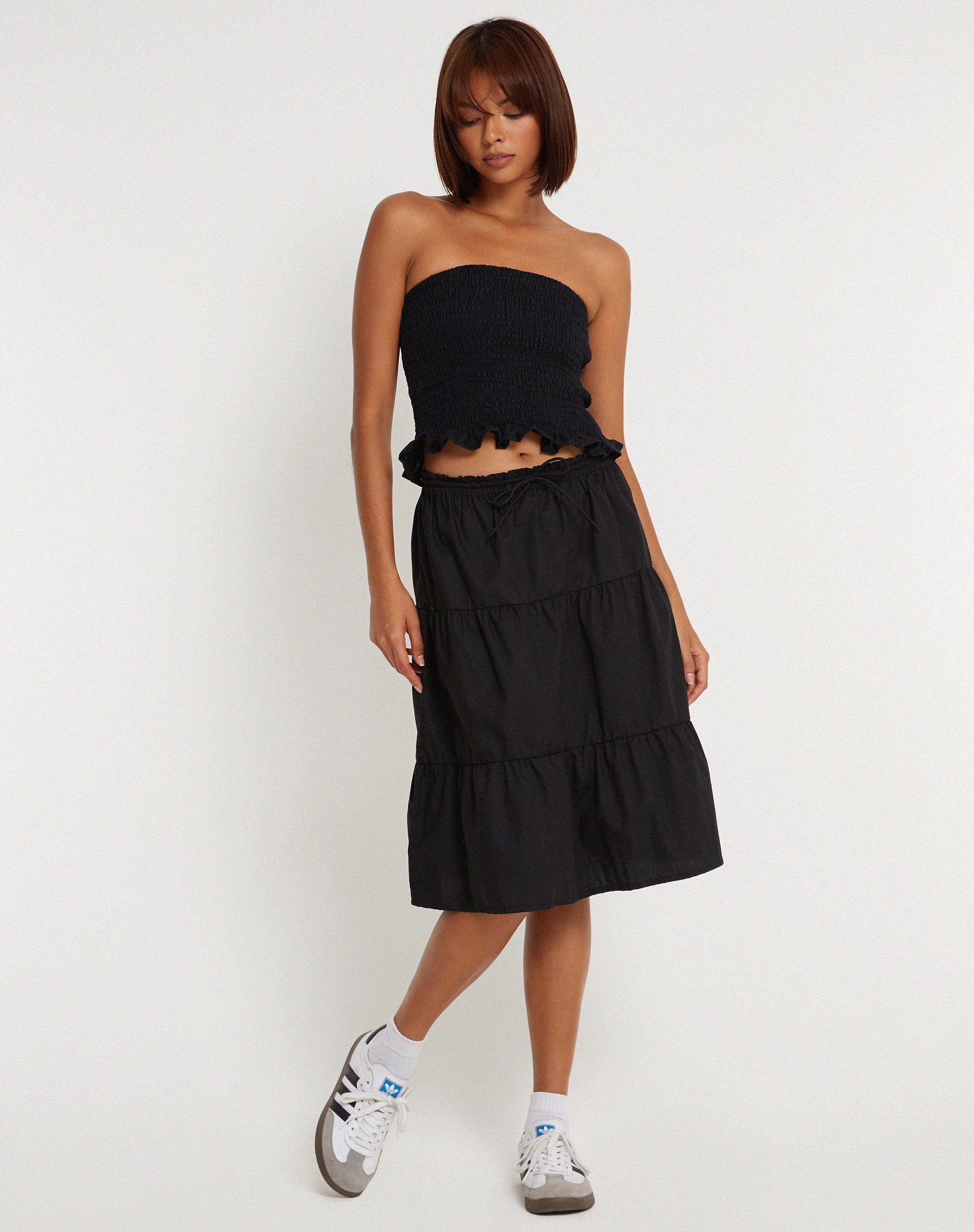 Afbeelding van Kiyo Bandeau Top in Zwart