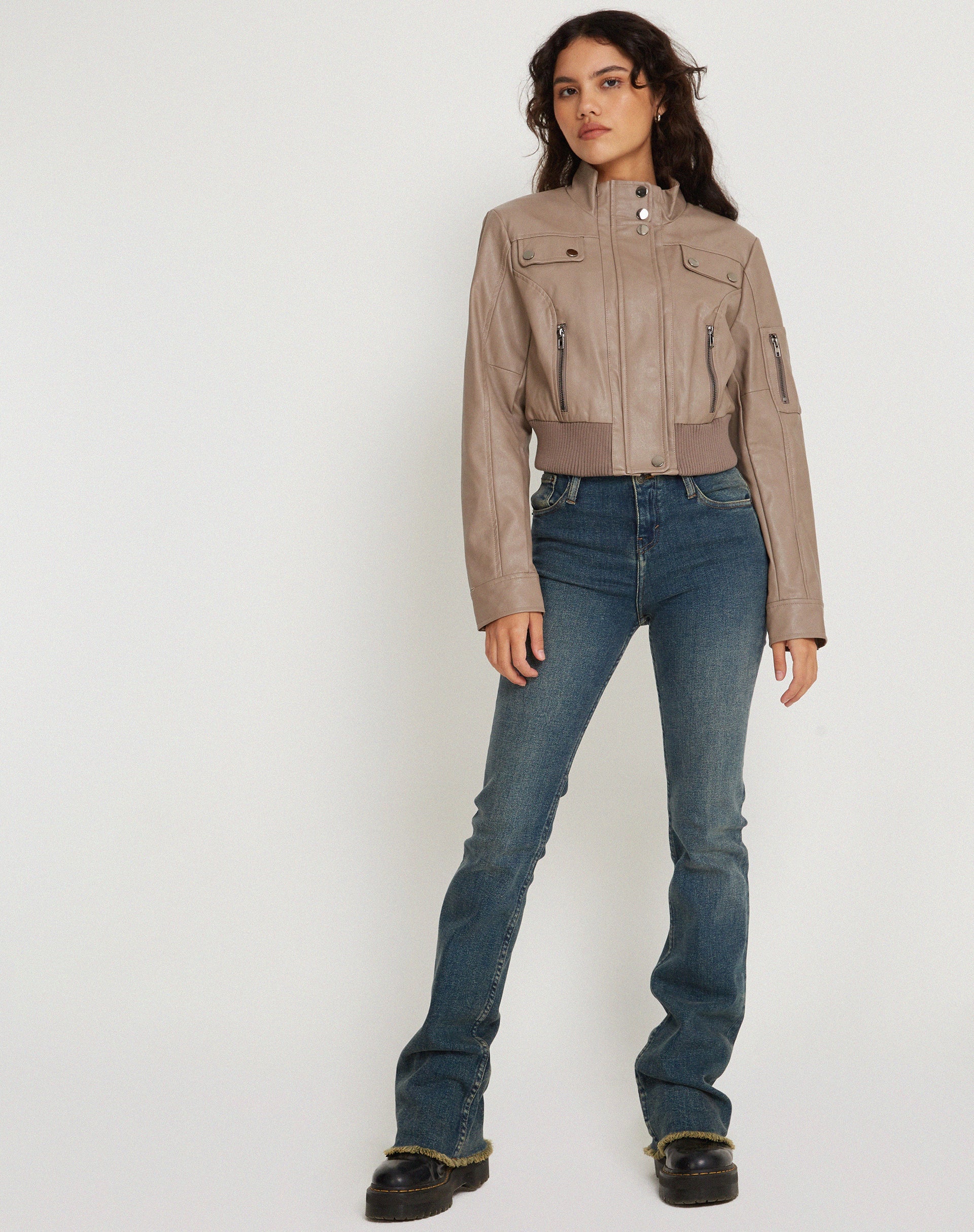 Afbeelding van Loviana Jacket in PU Putty