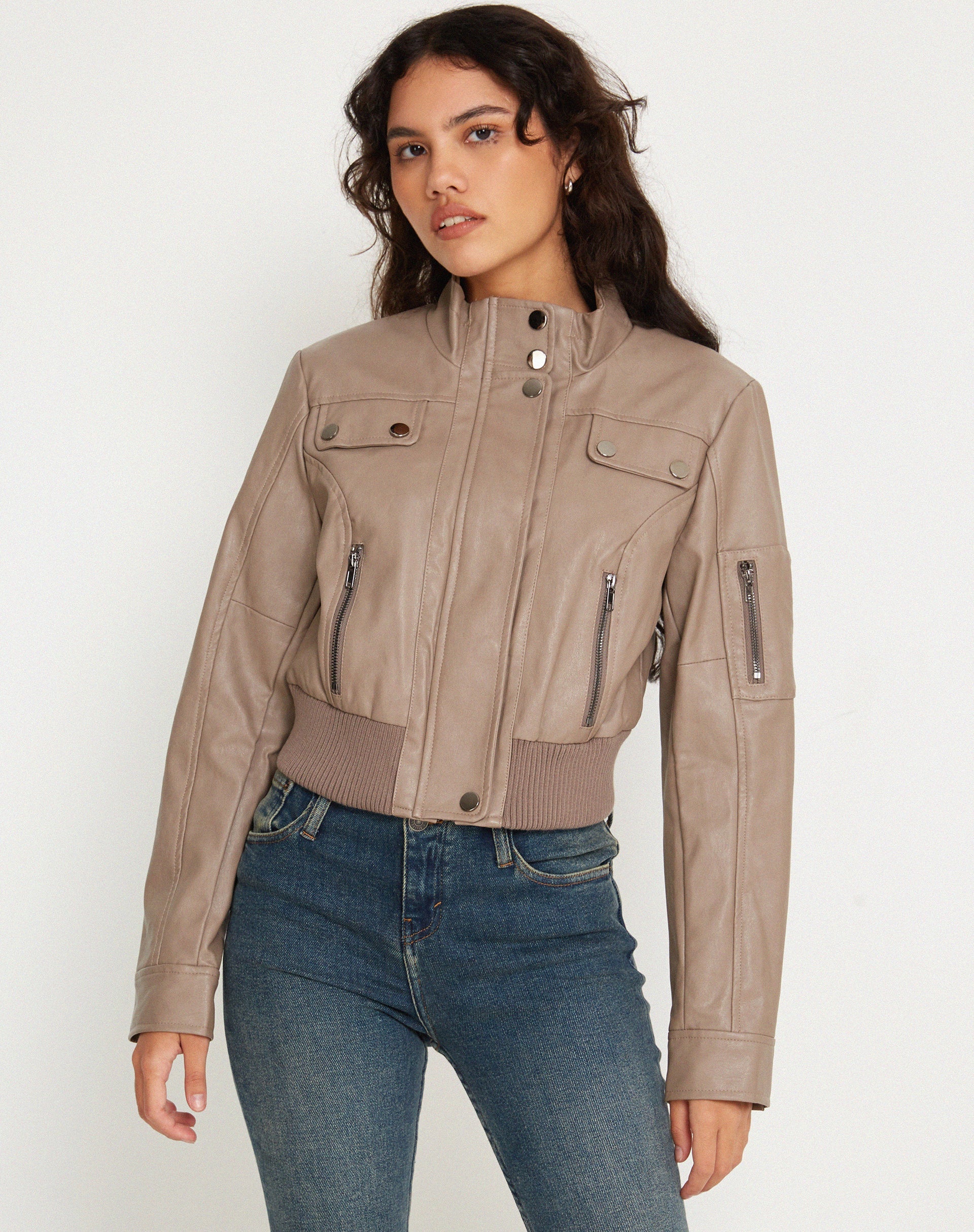 Afbeelding van Loviana Jacket in PU Putty