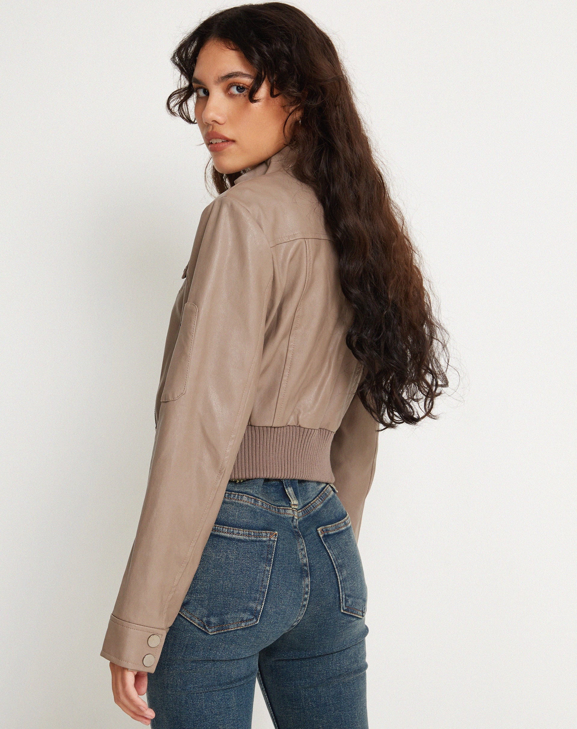 Afbeelding van Loviana Jacket in PU Putty