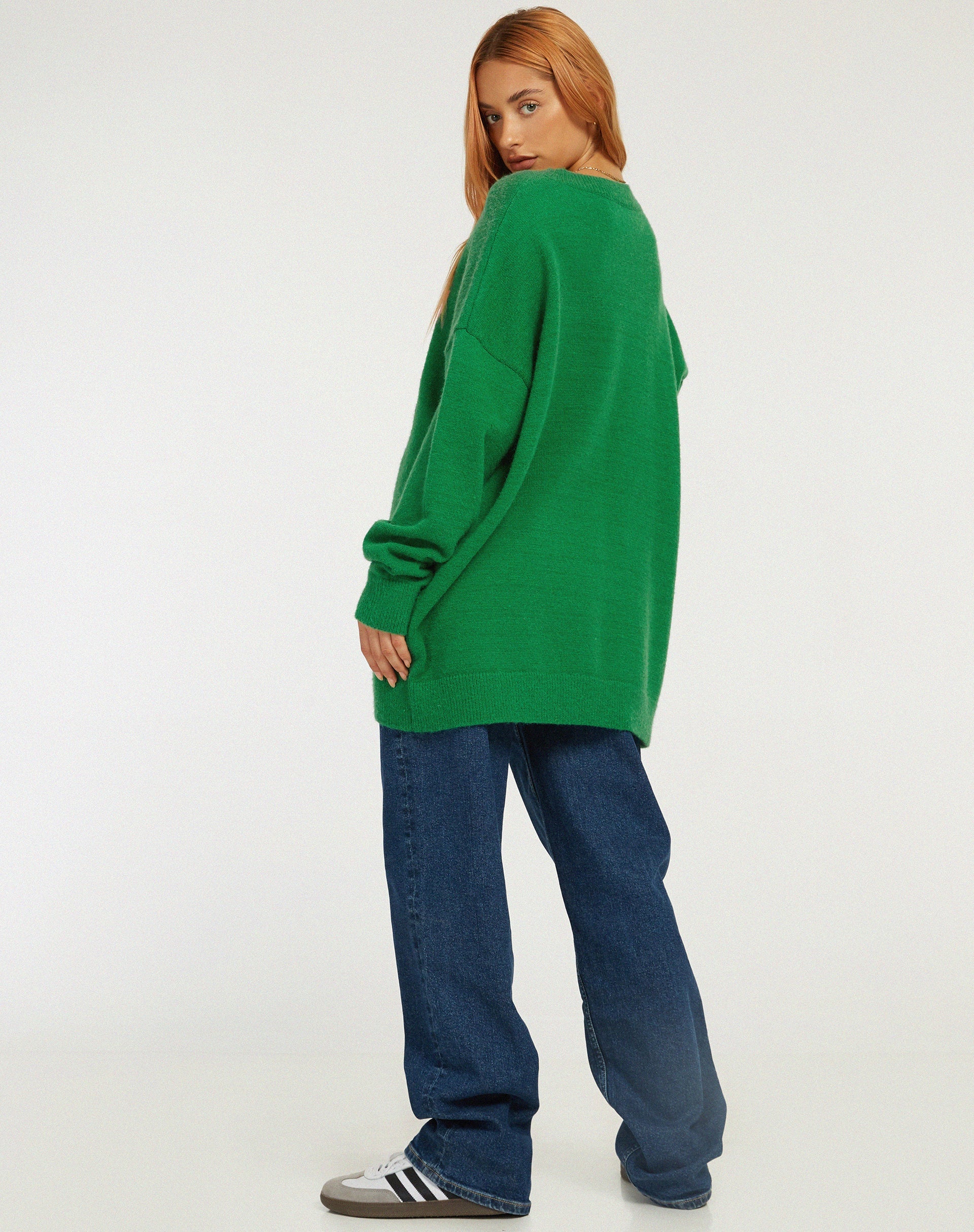 Afbeelding van Lulees Trui in Groen Pinky Promise