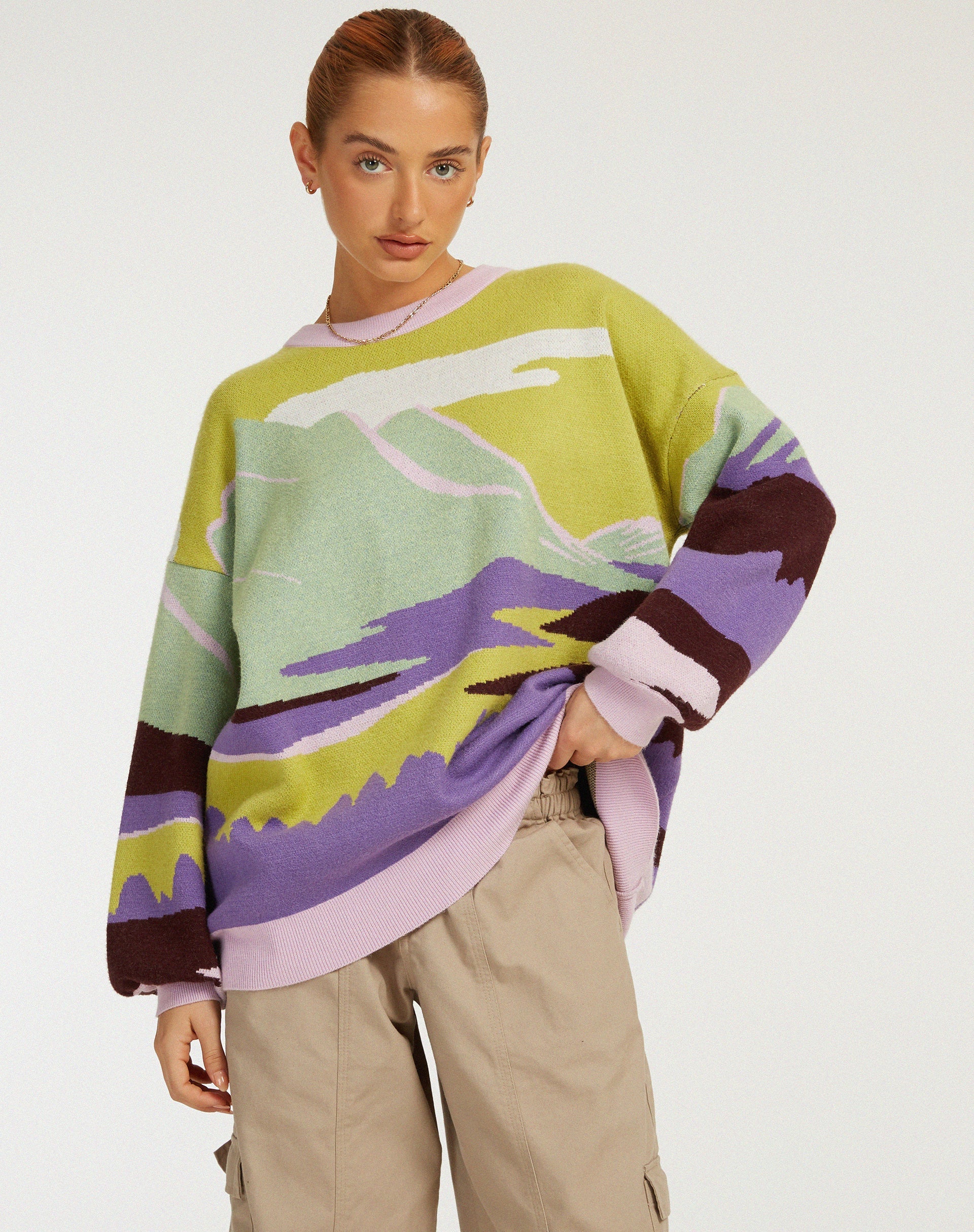 beeld van Lulees Jumper in landschap