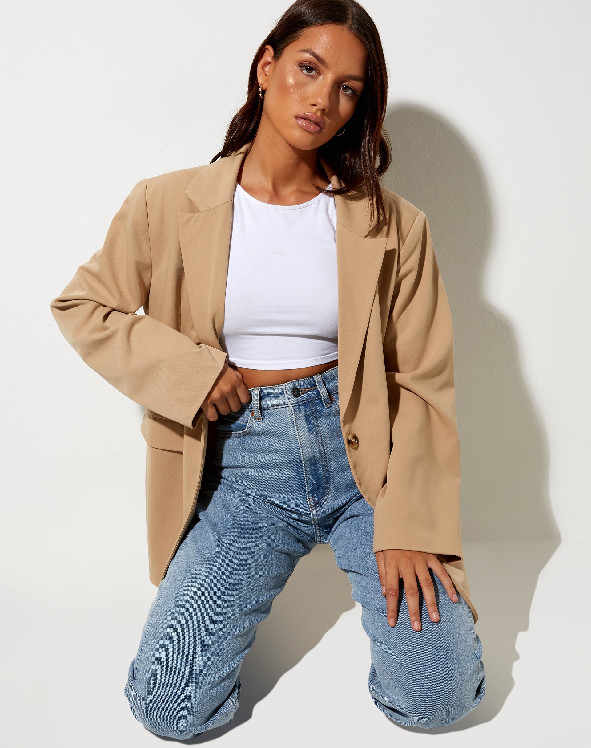 Afbeelding van Maiwa Blazer in Amandel