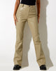 Afbeelding van Zoven Flare Broek in Pu Sage