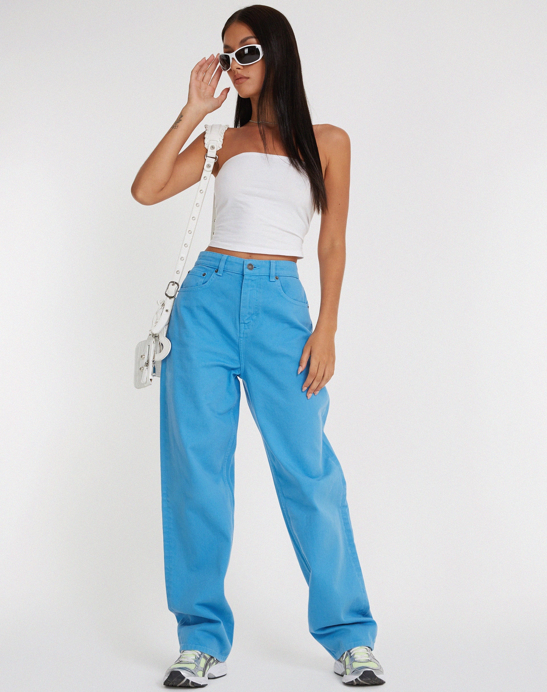 Afbeelding van Parallel Jeans in Azuurblauw