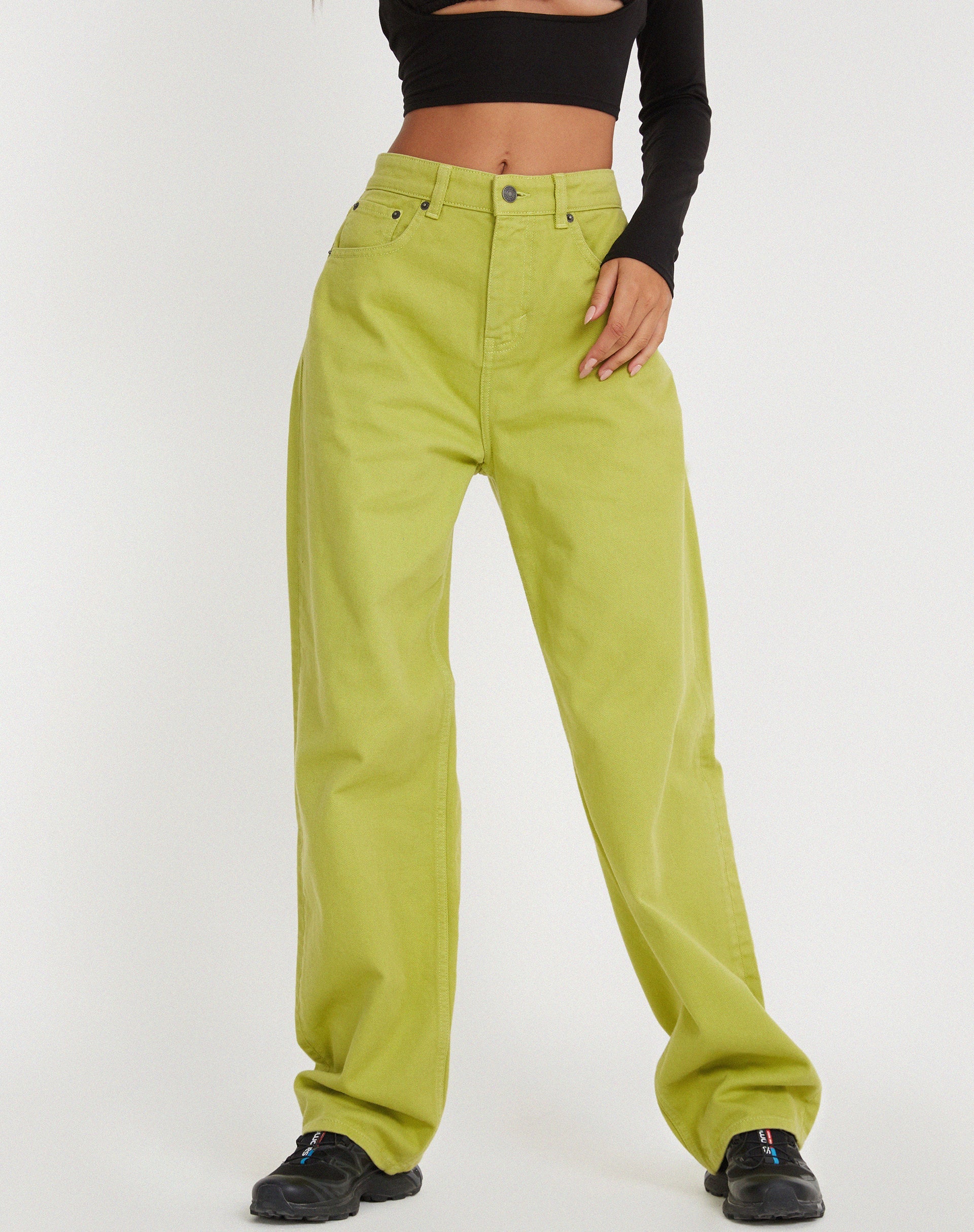 Afbeelding van Parallel Jeans in Green Oasis