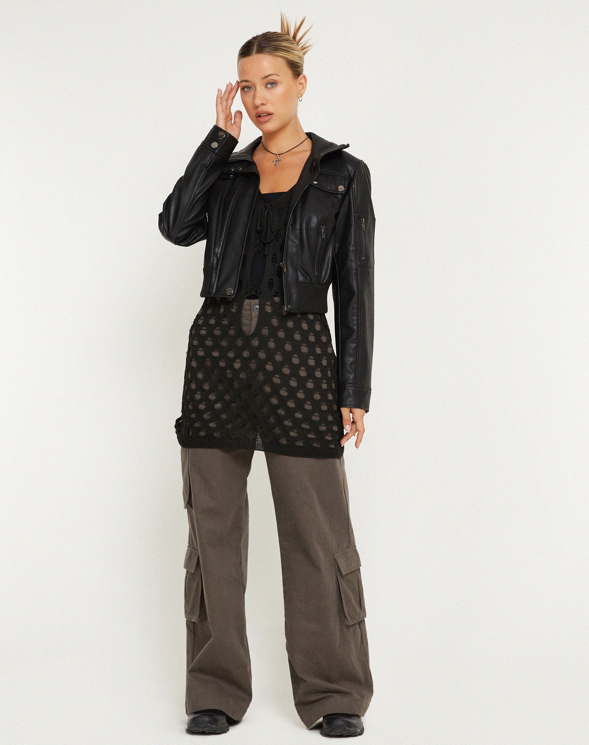 Afbeelding van Ryushi Mini Dress in Zwart