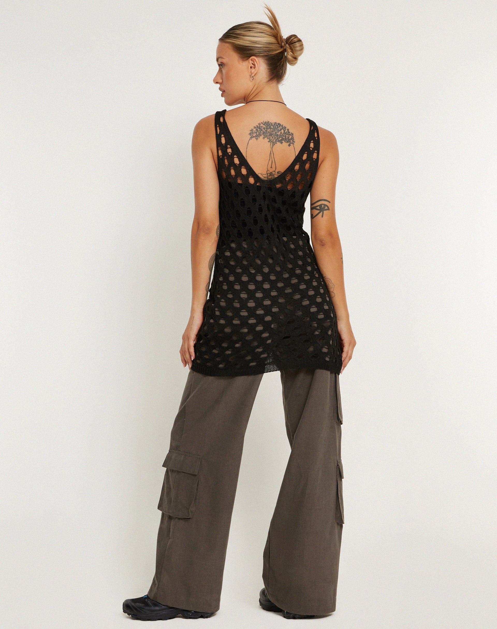 Afbeelding van Ryushi Mini Dress in Zwart