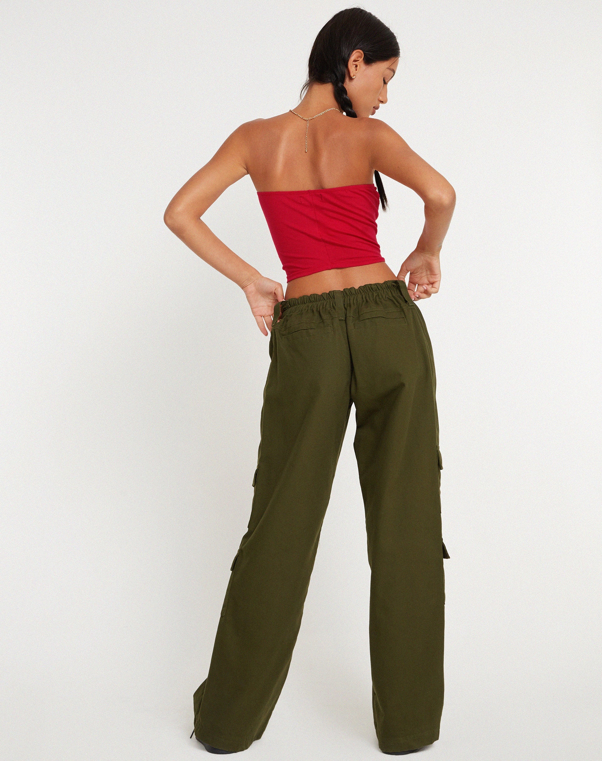 Afbeelding van Shae Bandeau Top in Racing Red