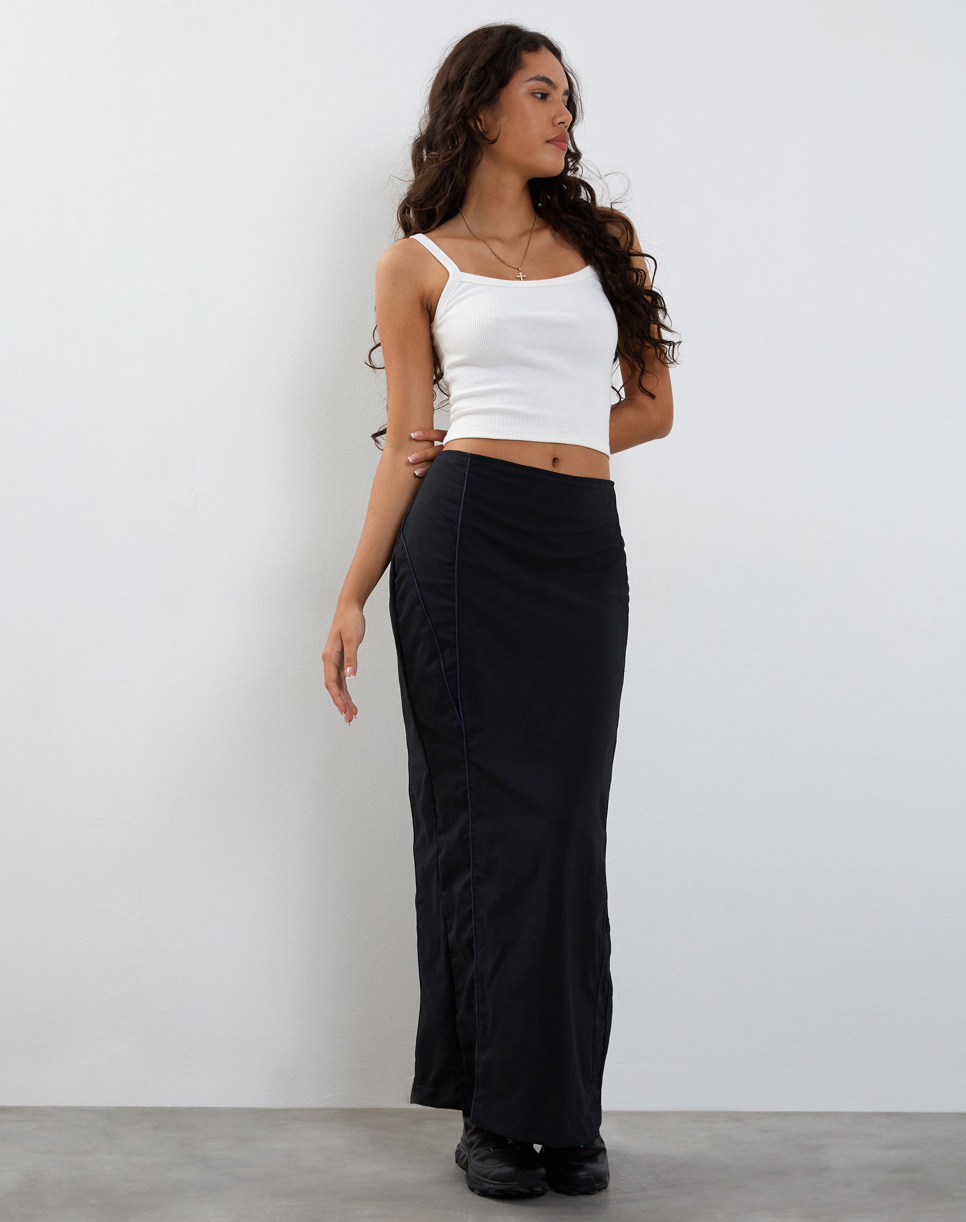 Afbeelding van Skyla Maxi rok in Charcoal