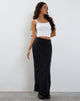 Afbeelding van Skyla Maxi rok in Charcoal