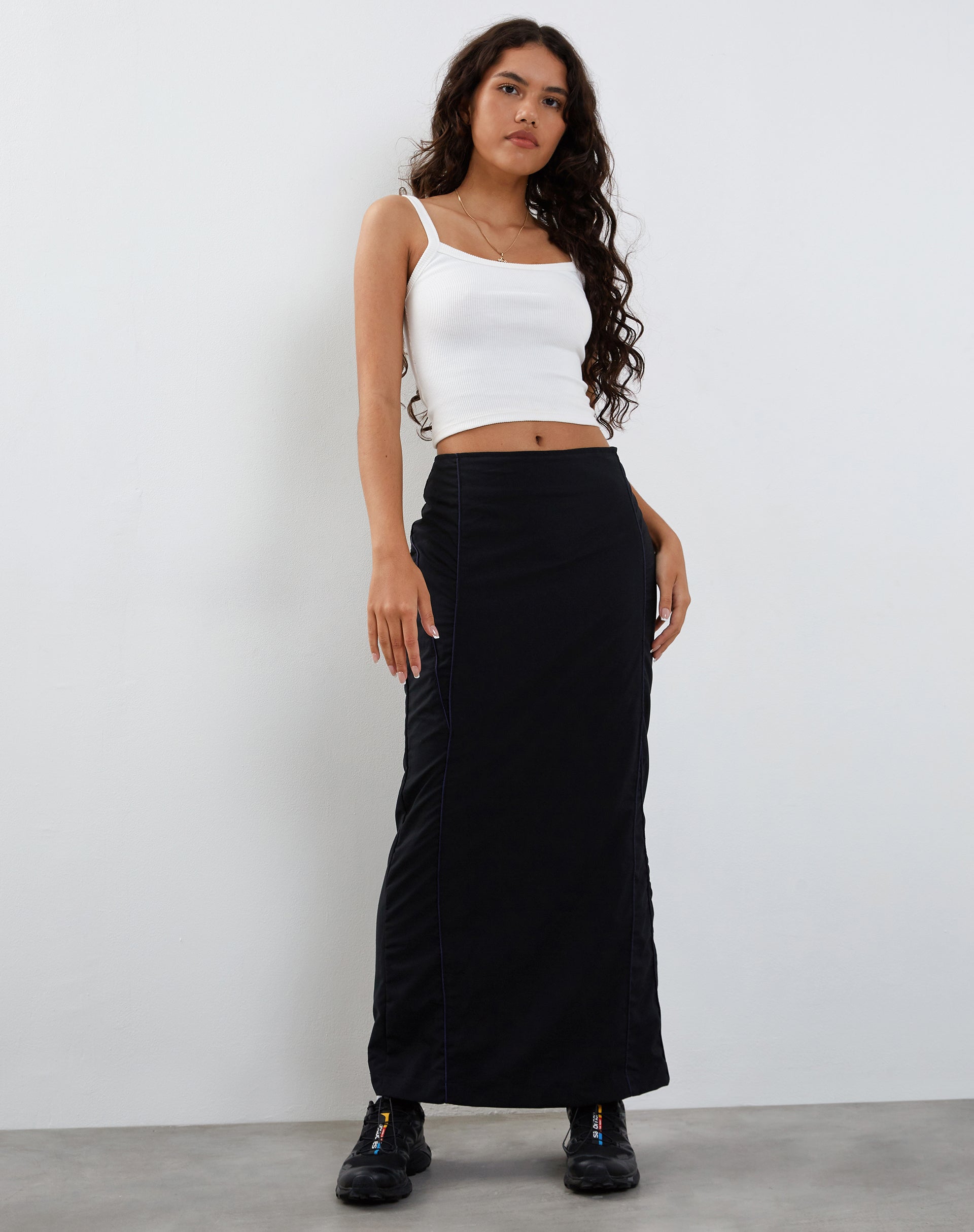 Afbeelding van Skyla Maxi rok in Charcoal