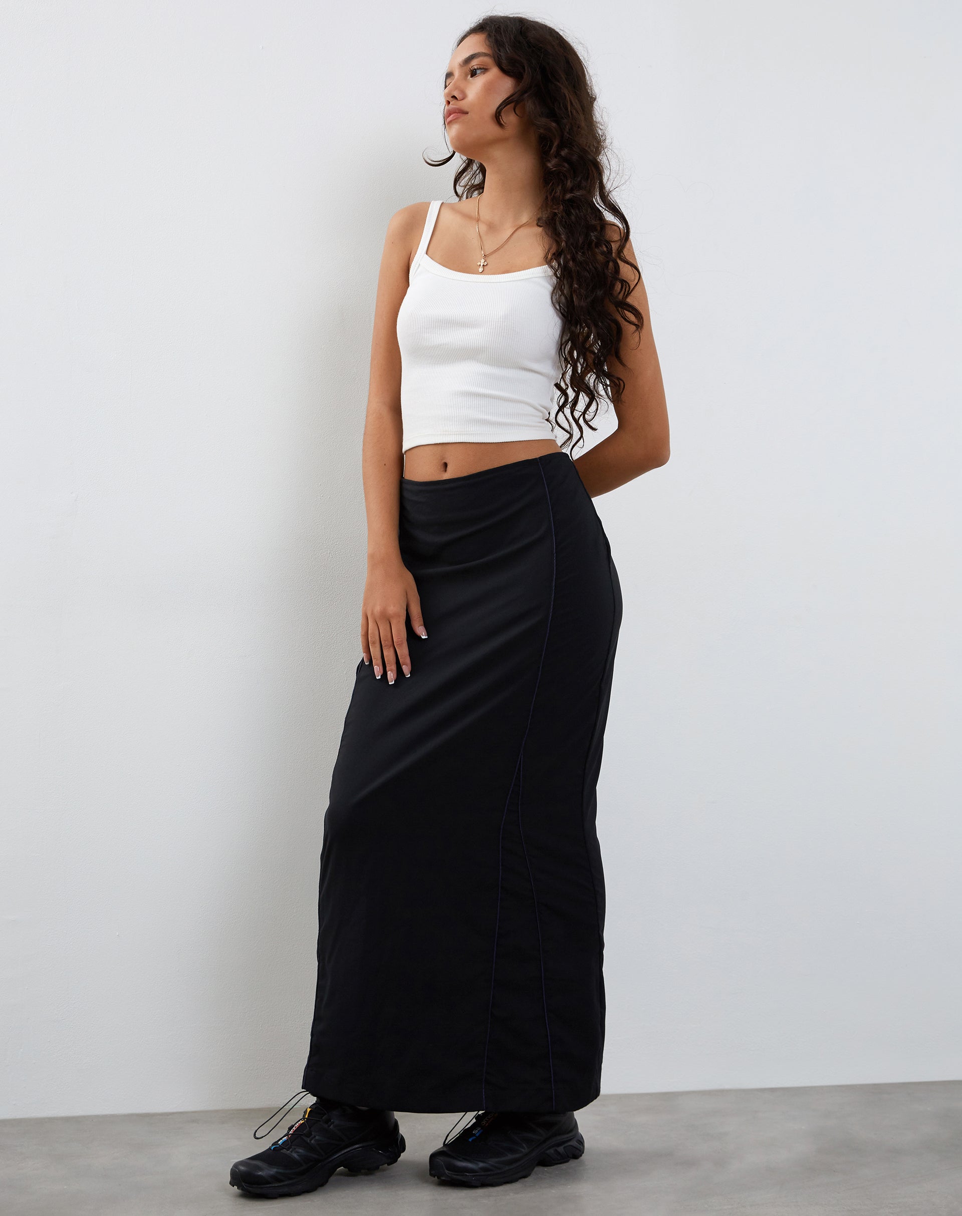 Afbeelding van Skyla Maxi rok in Charcoal