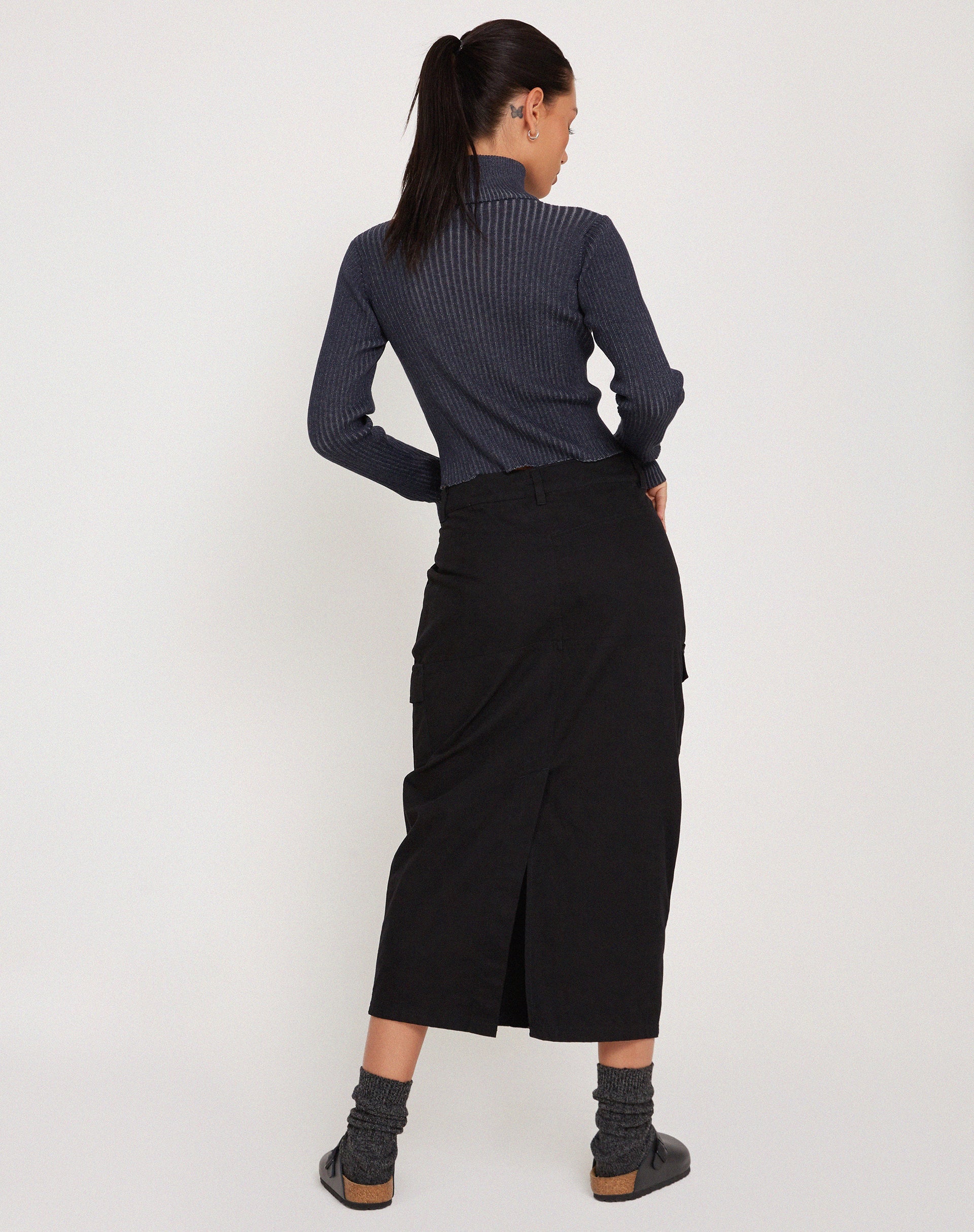 Afbeelding van Tuzifa Cropped Trui in Navy