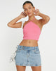 Afbeelding van Janli Crop Top in Neon Roze