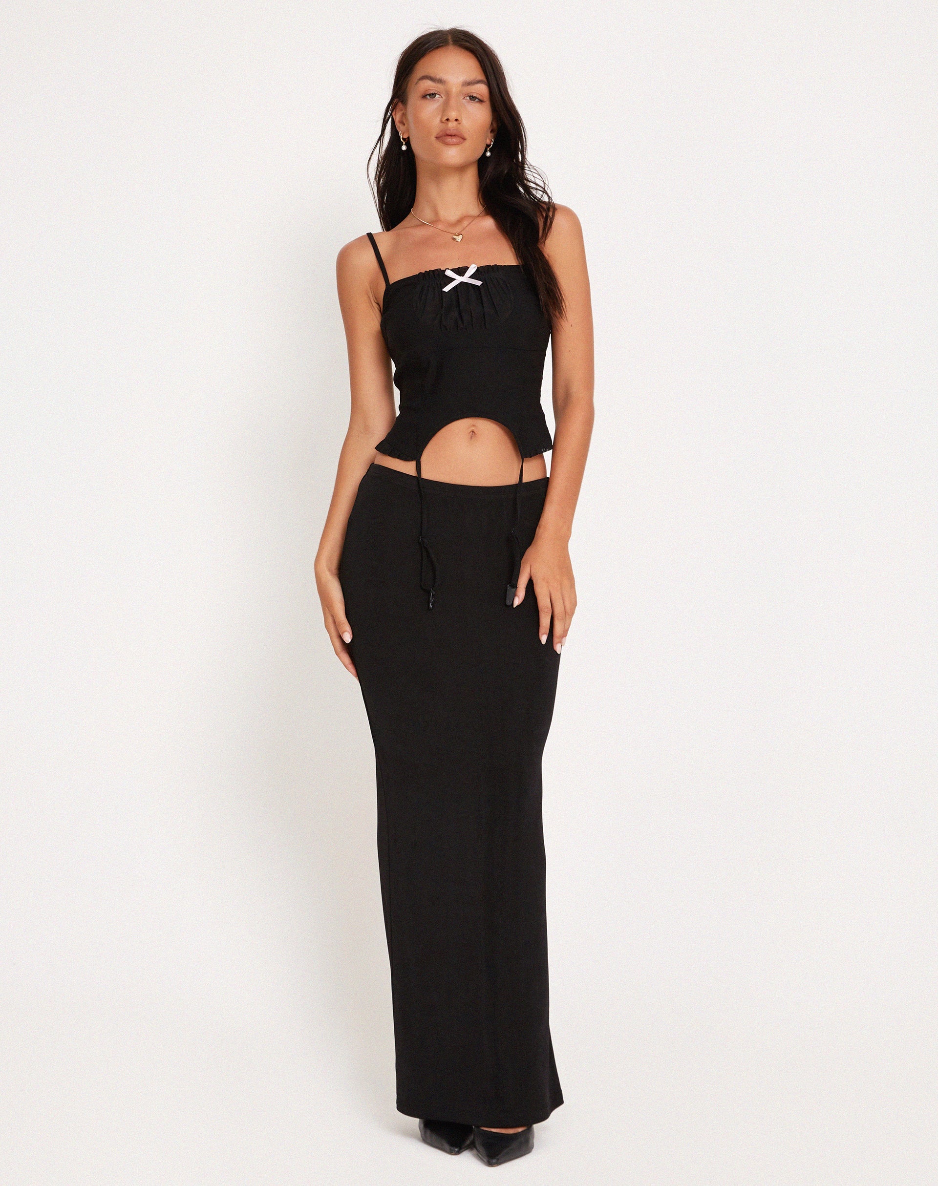 Afbeelding van Revonda Corset Top in Zwart