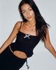 Afbeelding van Revonda Corset Top in Zwart