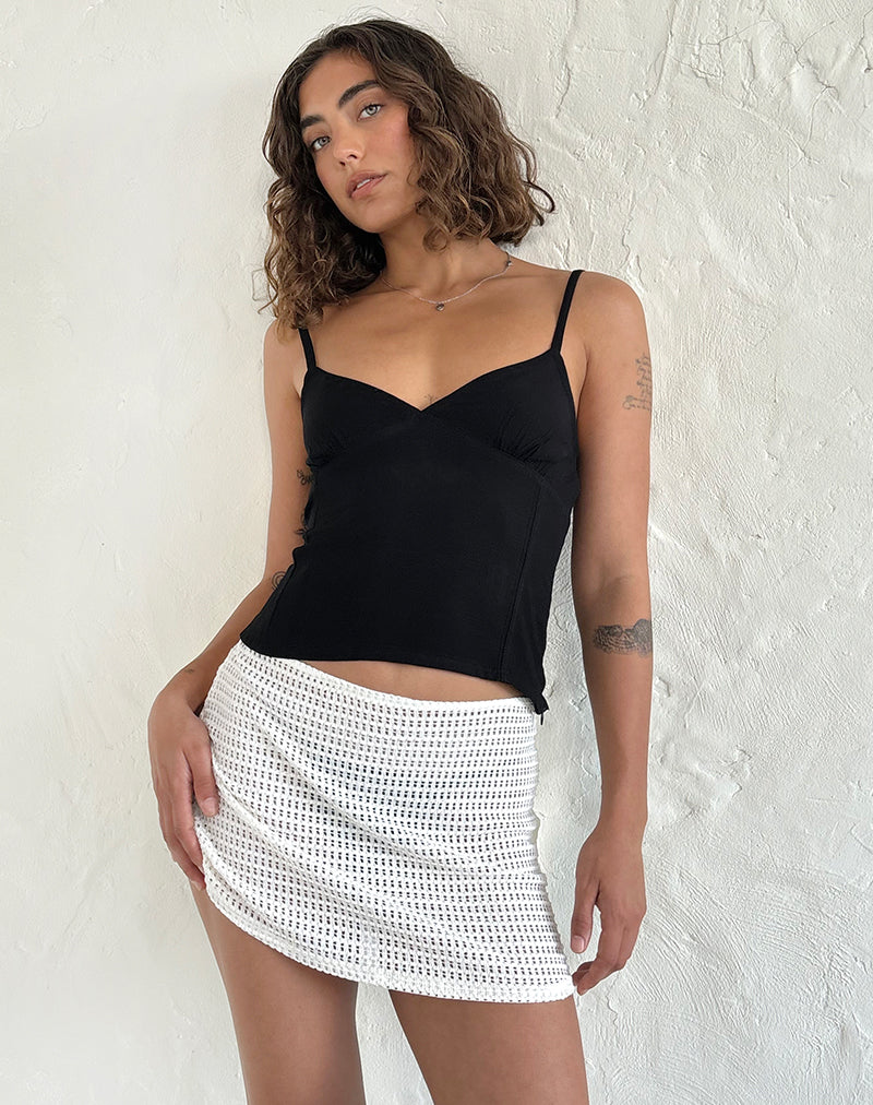 Afbeelding van Rey Cami Top in Zwart