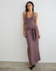 Afbeelding van Rohesia Maxi-jurk in Deep Taupe