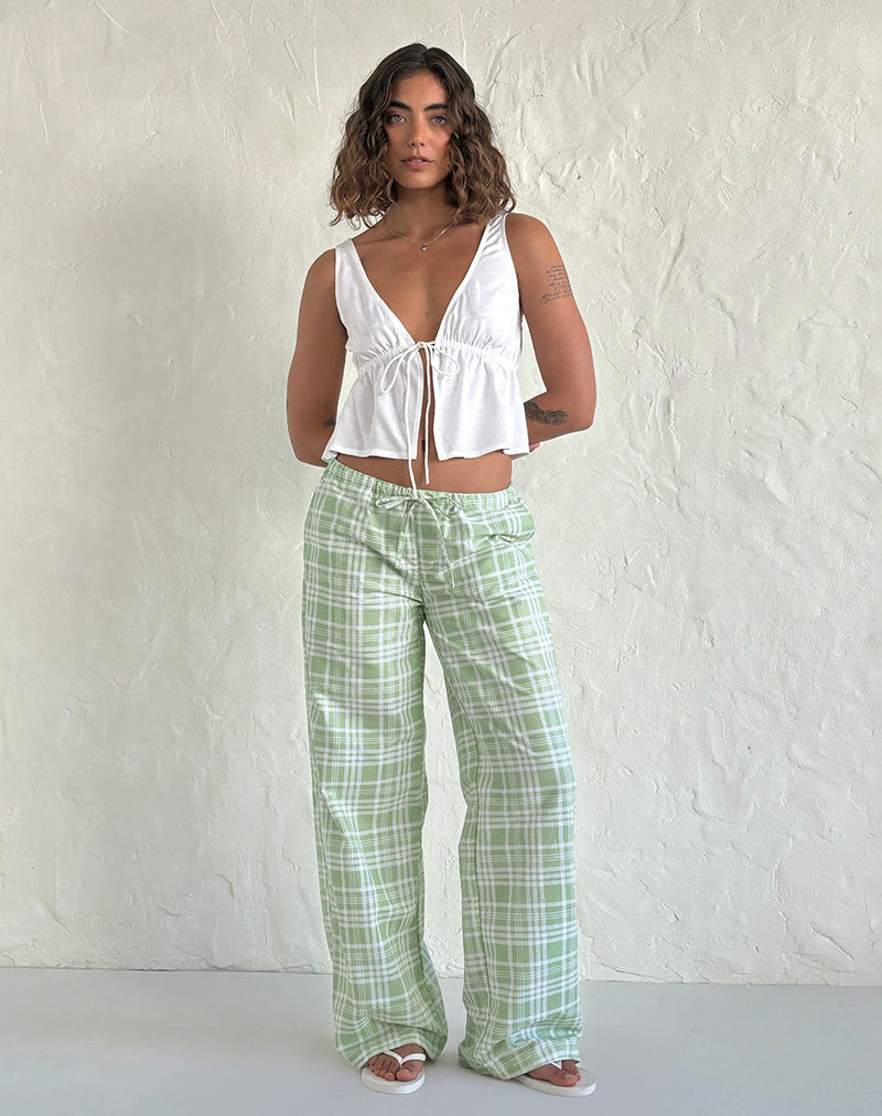 Lirura Broek in Tafelzeil Neo Mint
