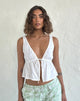 Afbeelding van Rolia Top met Stropdas in Off White