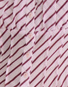 Chiffon Streep Roze en Bourgondië