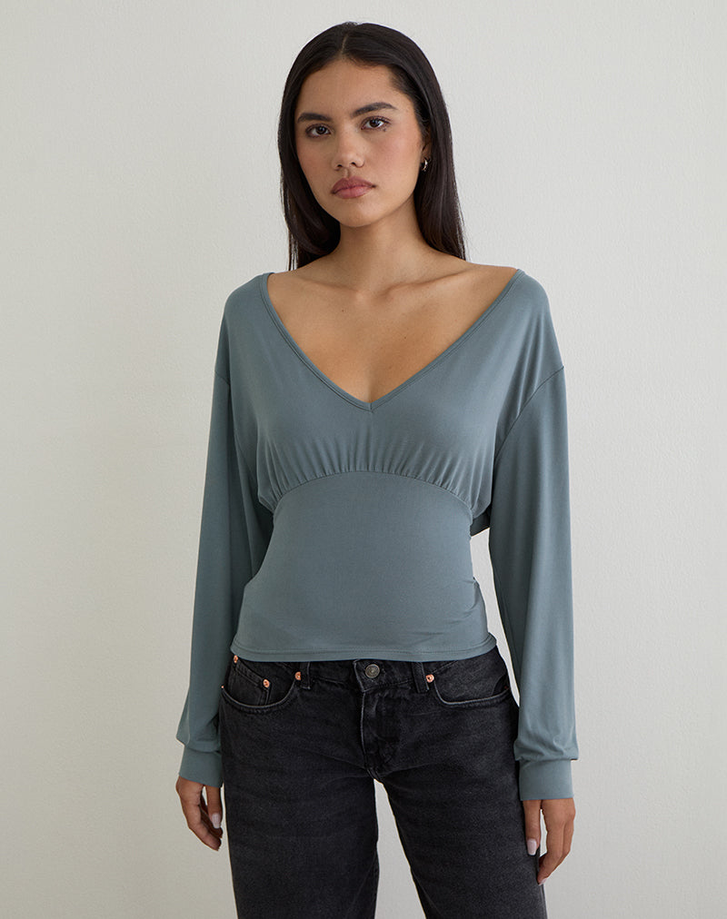 Afbeelding van Romari Top in Ash Blue