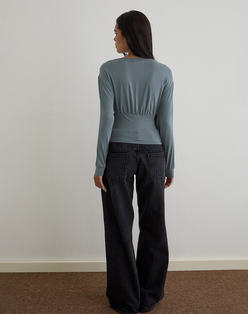 Afbeelding van Romari Top in Ash Blue