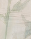 Abstracte geschilderde bloem blauw