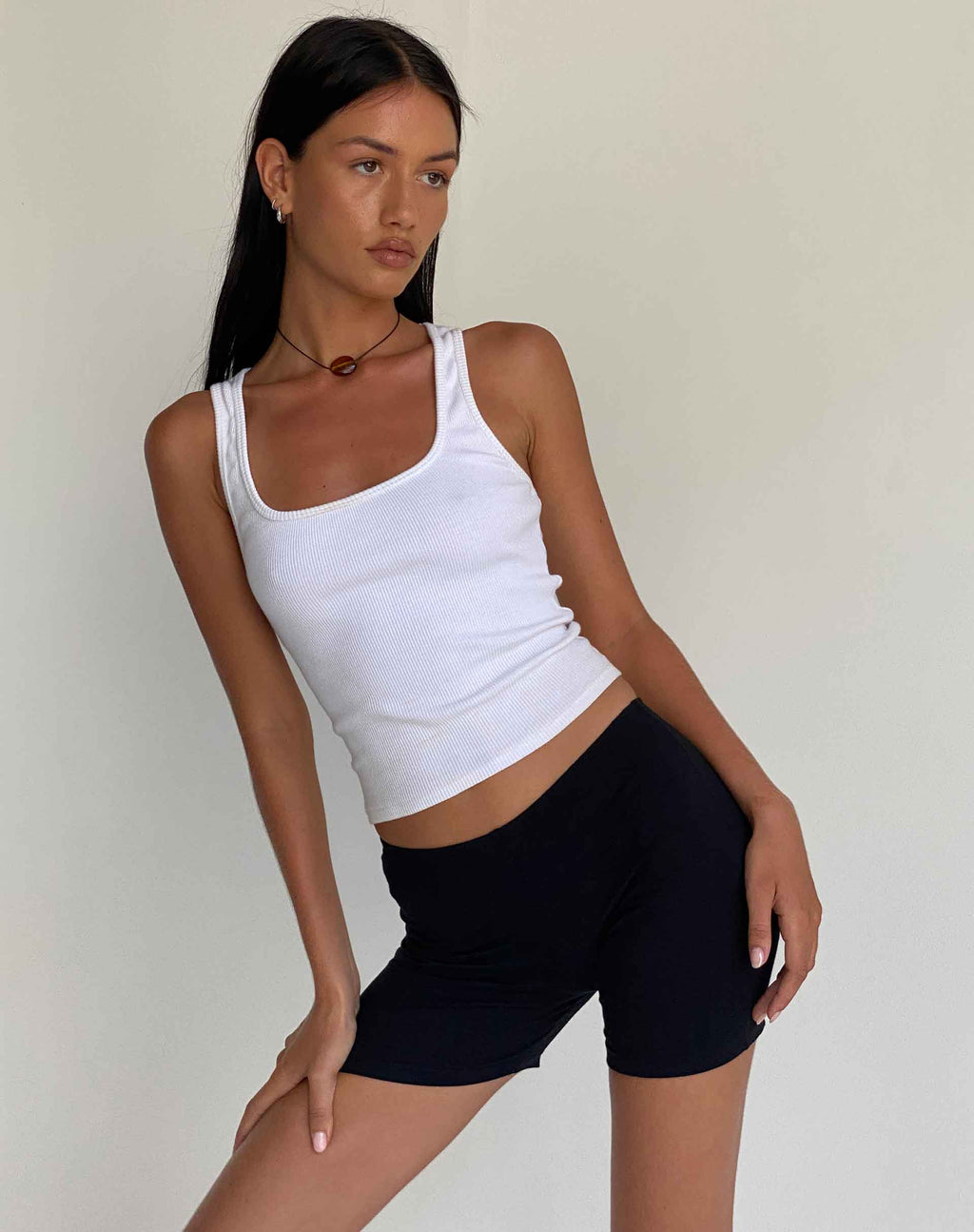 Biker short in zwart