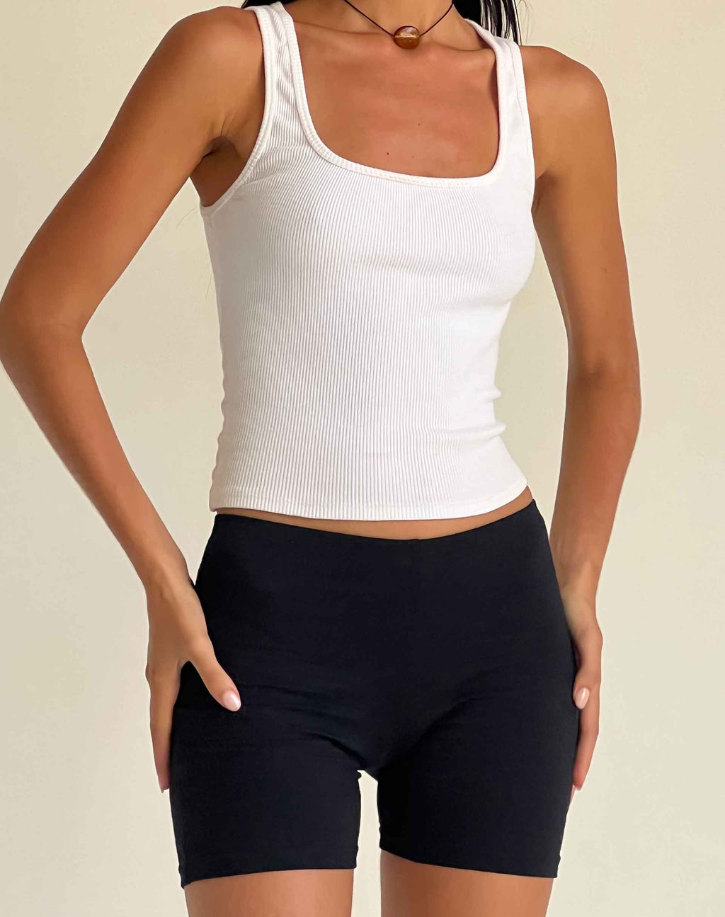 Biker short in zwart