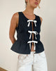 Afbeelding van Ryoti Top in Tapschoen met Off White Strikken