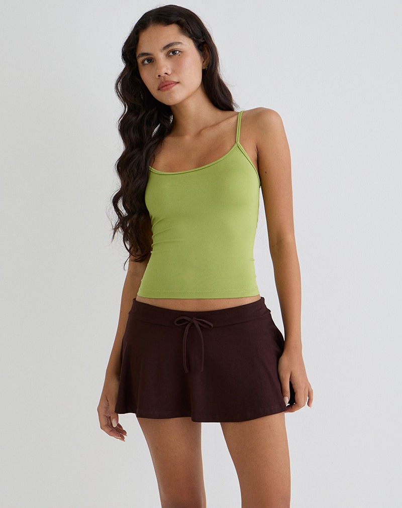 Afbeelding van Saeko Micro Skort in Bittere Chocolade