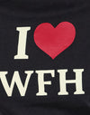 Zwart met I Love WTF Slogan
