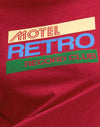 Adrenaline Rood met Motel Retro Club Motief