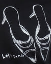 Zwart met Lets Dance-opdruk