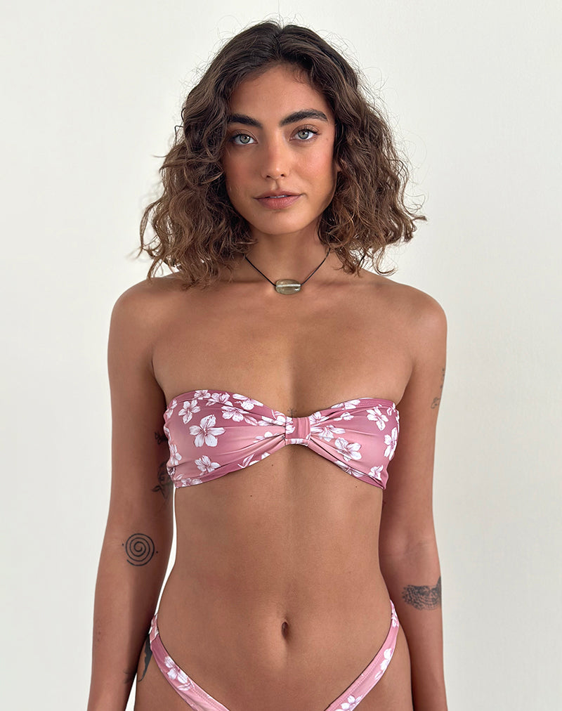 Afbeelding van Samara Bikinitop in Hibiscus Bloemen