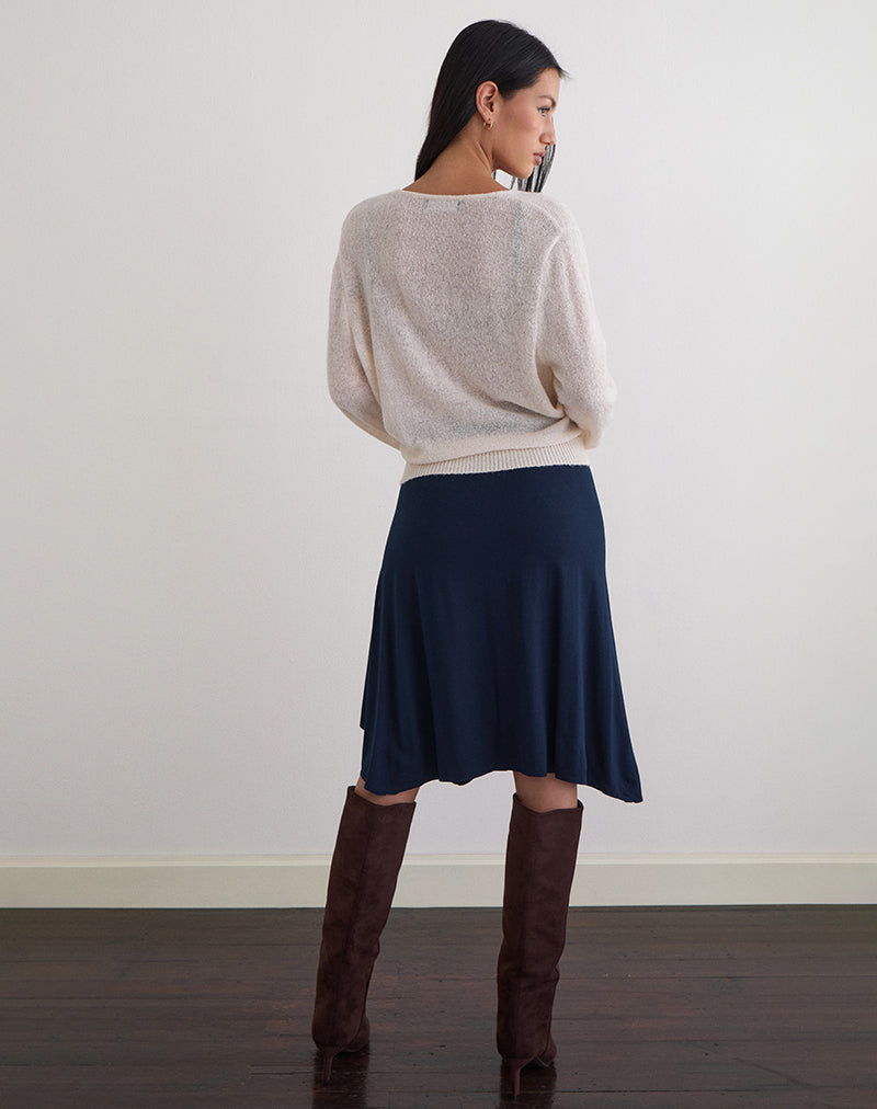 Afbeelding van Esmeray Midi rok in Navy