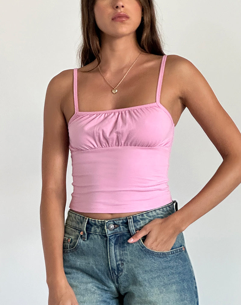 Afbeelding van Sasya Cami Top in Flamingo Roze