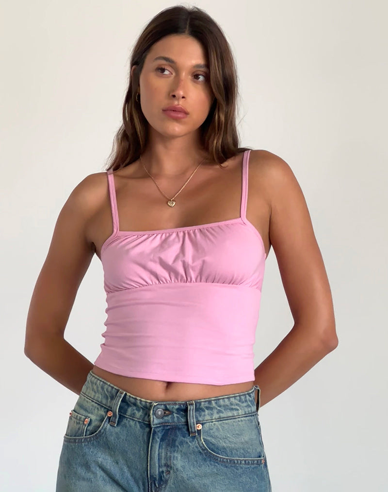 Afbeelding van Sasya Cami Top in Flamingo Roze