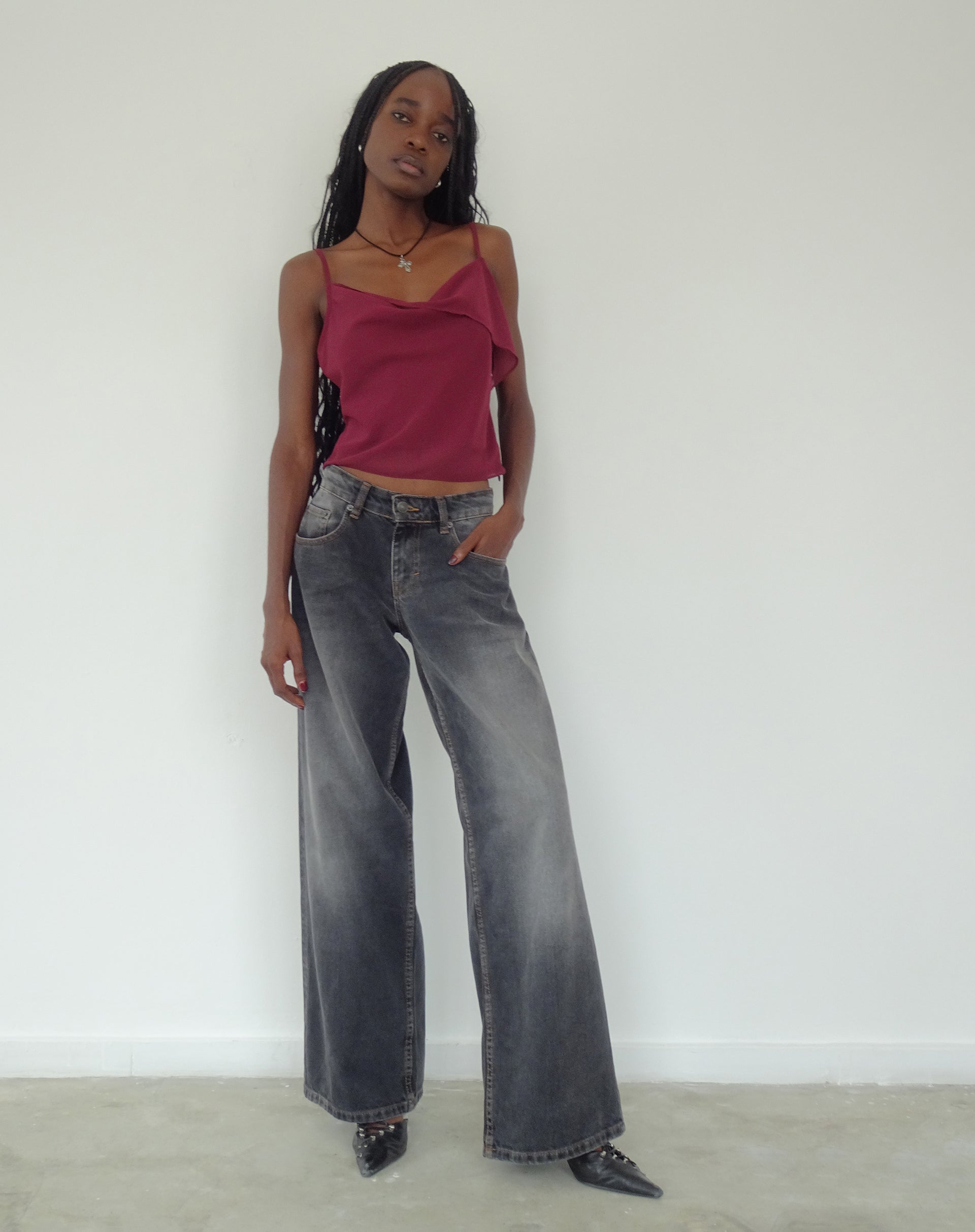 Afbeelding van Satisha Top in Chiffon Plum
