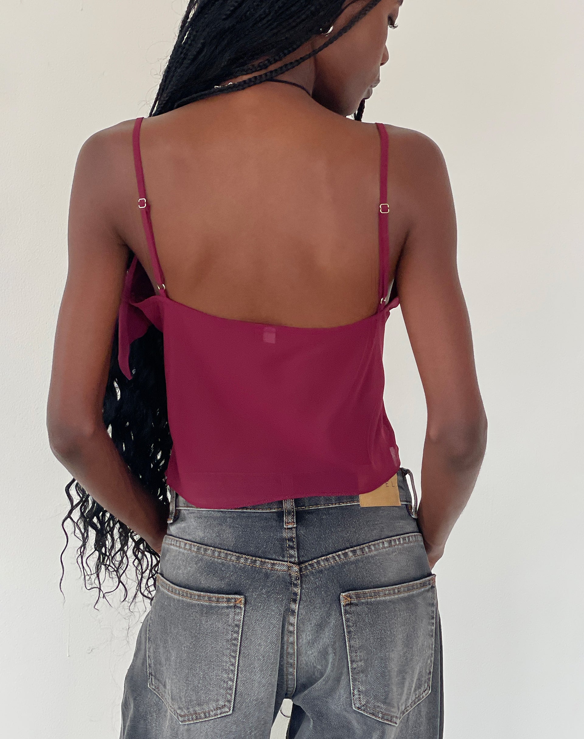 Afbeelding van Satisha Top in Chiffon Plum