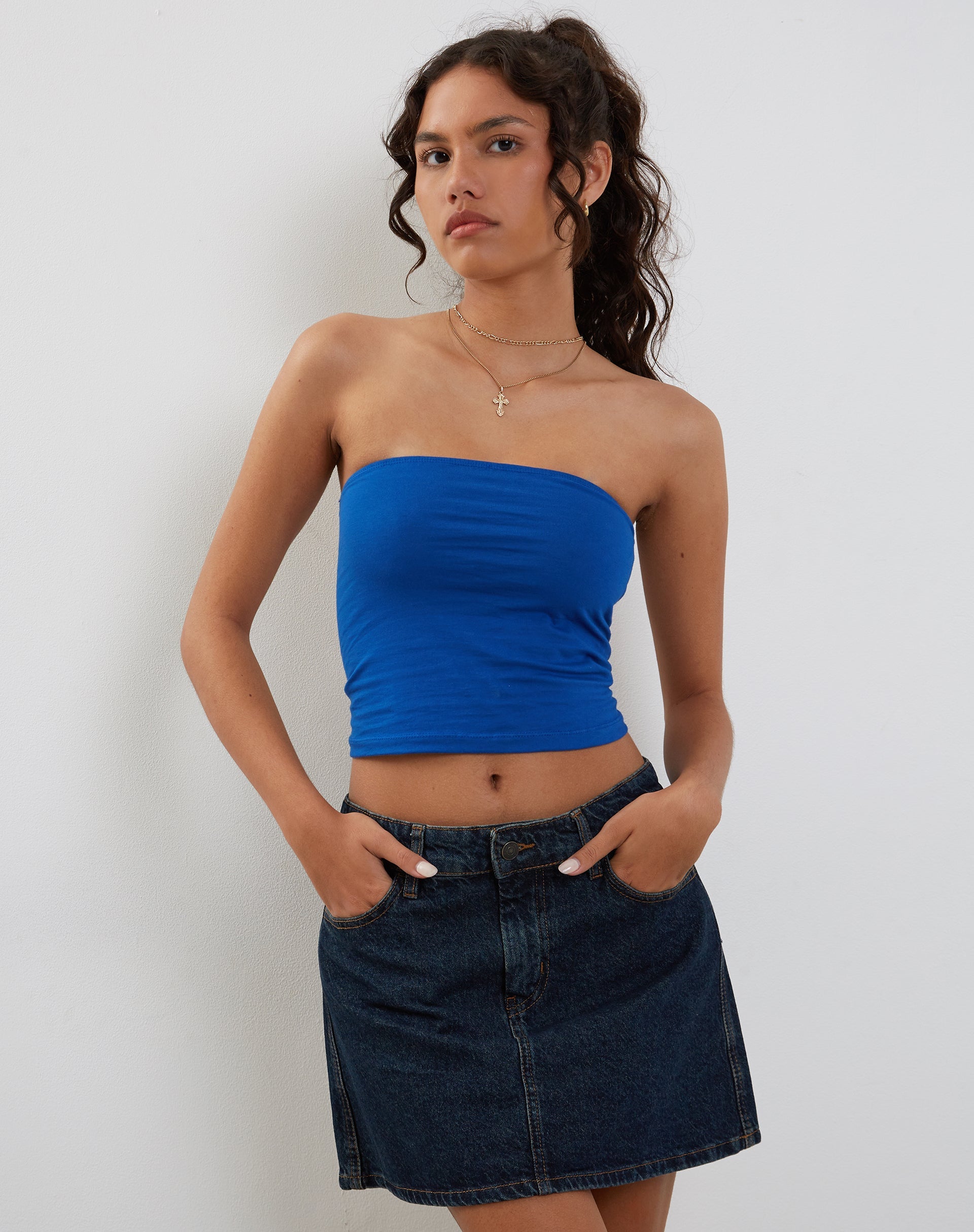 Afbeelding van Shae Bandeau Top in Kobalt