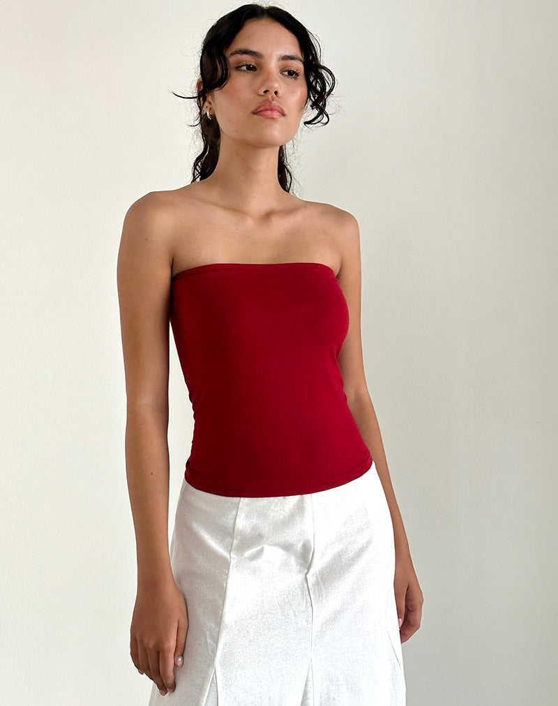 Afbeelding van Shaelo Bandeau Top in Adrenaline Rood